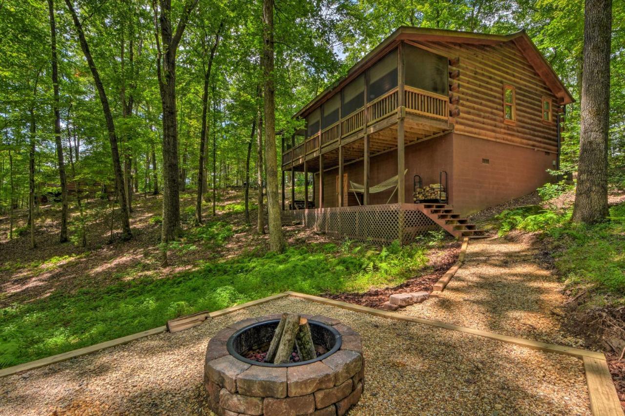 Pinot And Pine Chic Log Cabin About 5 Mi To Blue Ridge Zewnętrze zdjęcie