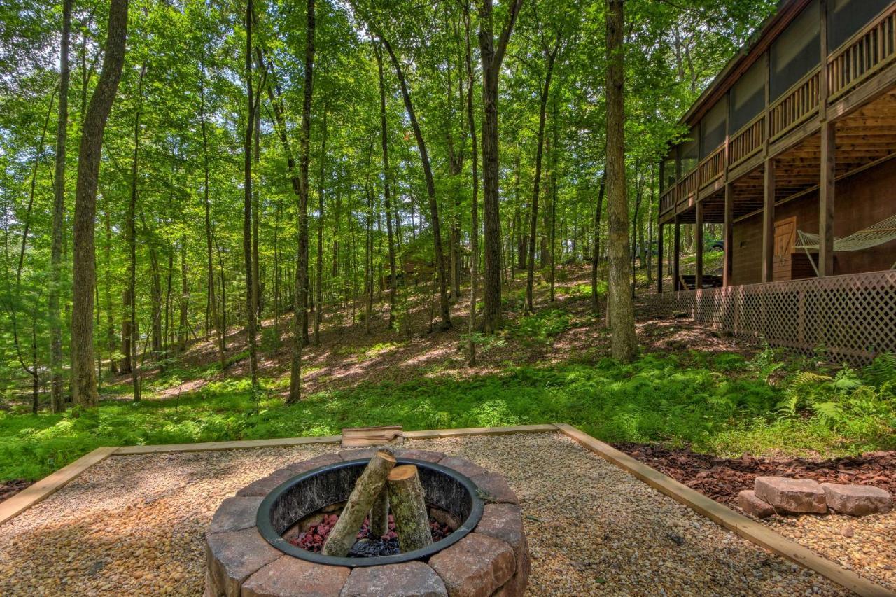 Pinot And Pine Chic Log Cabin About 5 Mi To Blue Ridge Zewnętrze zdjęcie